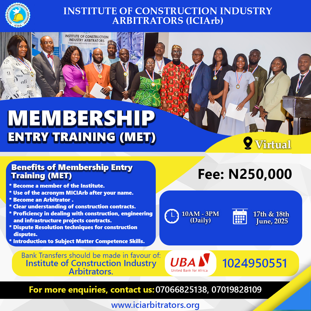 ICIArb membership training