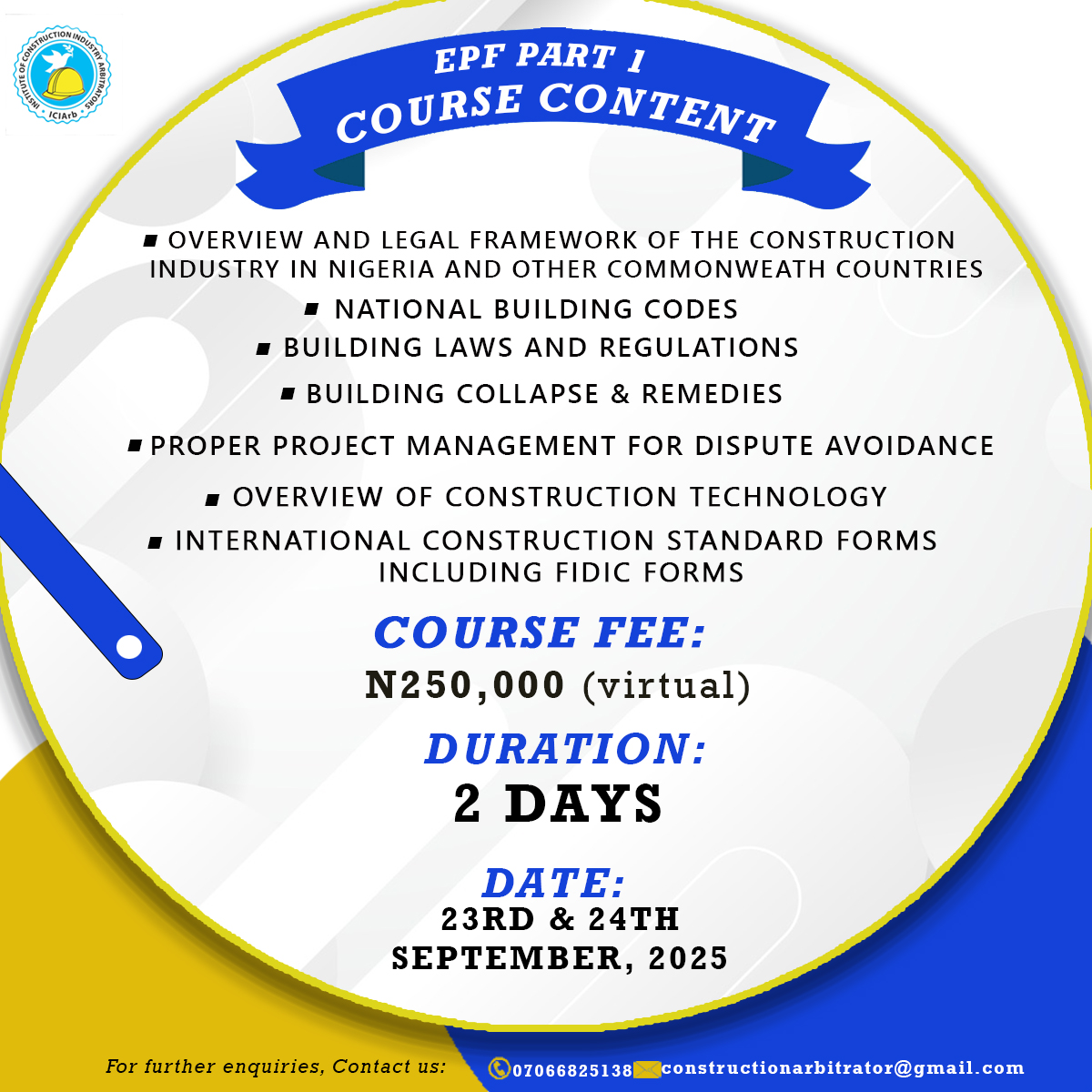 ICIArb arbitration fellows training
