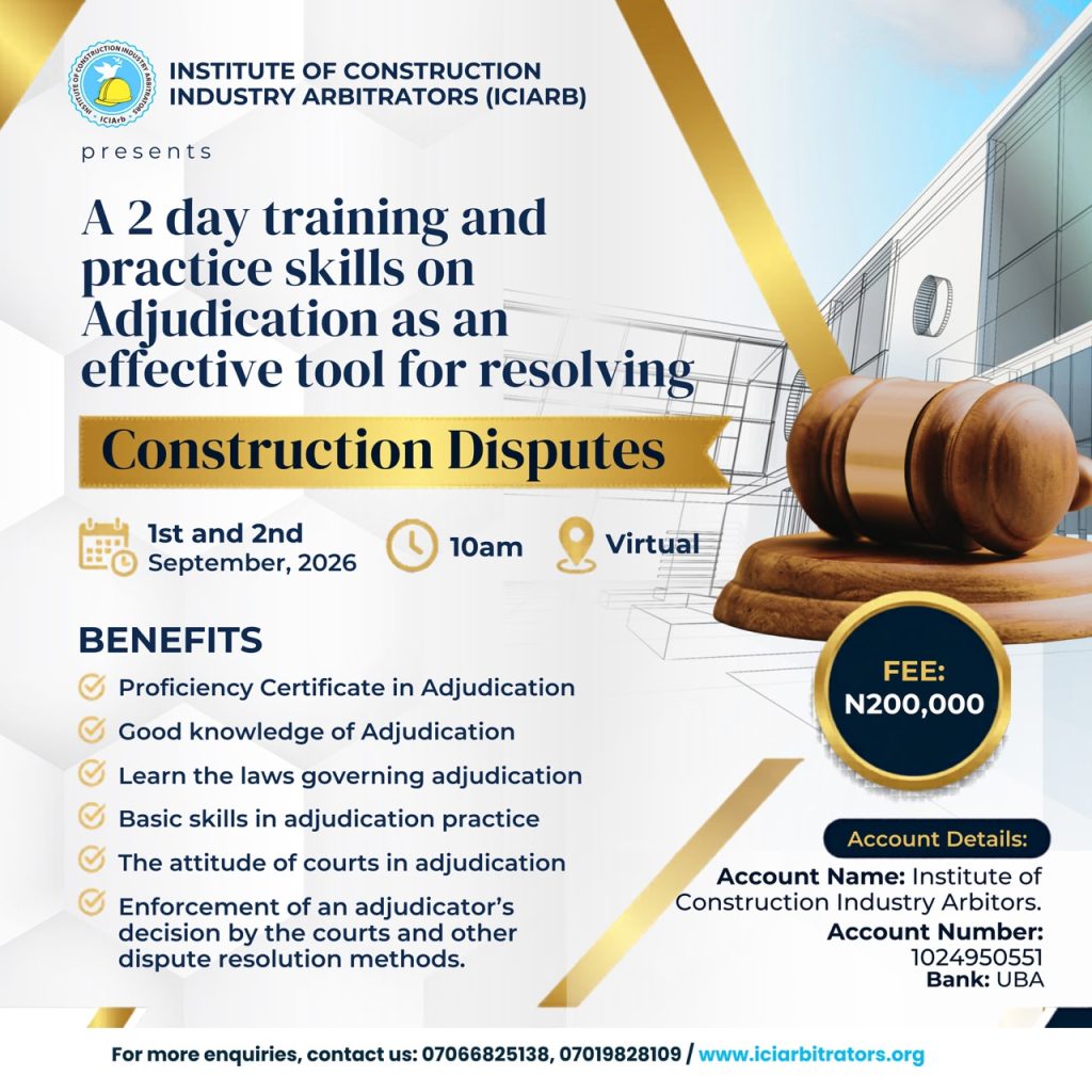 ICIArb Adjudication seminar for arbitrators and adjudicators